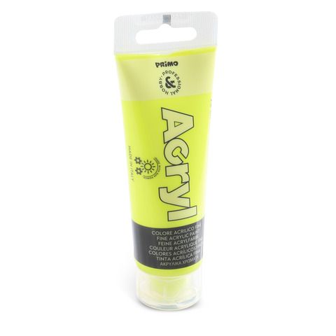 Colori Acryl - 75ml - giallo fluo - Primo