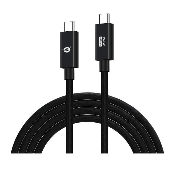 Conceptronic CAVO USB 4.0 Gen 3 C-C PD 3.1 240W 2m -- 48V 5A, 40Gbps, E-Mark