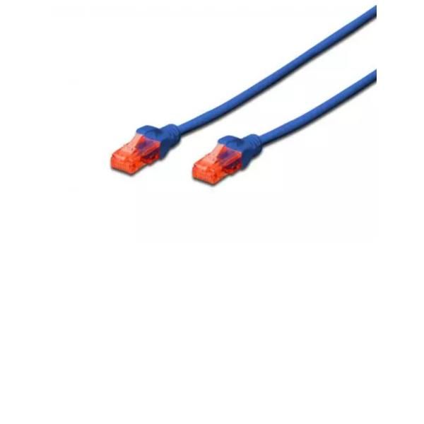 DIGITUS BY ASSMANN PATCH U/UTP CAT.6 PVC BLU 0.5M