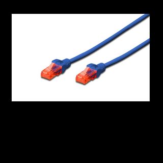 DIGITUS BY ASSMANN PATCH U/UTP CAT.6 PVC BLU 1M