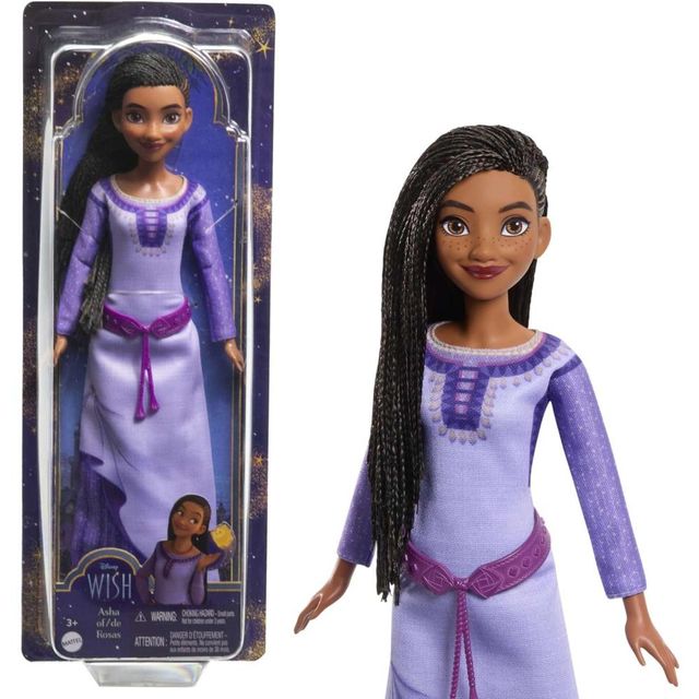 DISNEY PRINCESS WISH ASHA DI ROSAS HERO DOLL HPX23