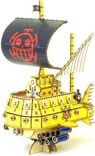 DIY PUZZLE BOAT - ONE PIECE - WA-GU-MI LAW'S SUBMARINE WB66001