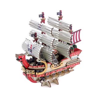 DIY PUZZLE BOAT - ONE PIECE - WA-GU-MI RED FORCE WB66004