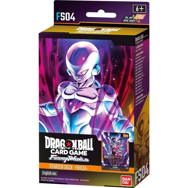 DRAGON BALL FUSION WORLD 01 STARTER DECK FS-04 ENGLISH