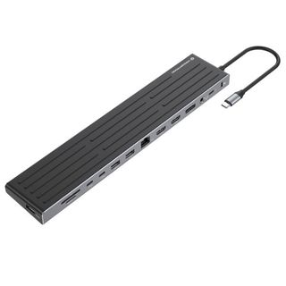 Conceptronic DONN32B, Cablato, USB 3.2 Gen 1 (3.1 Gen 1) Type-C, 100 W, 3,5 mm,…