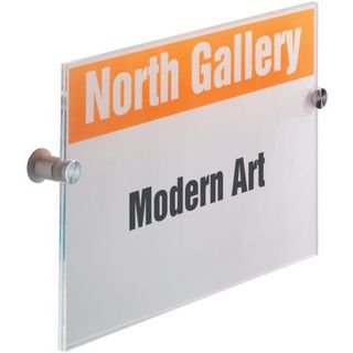 DURABLE CRYSTAL SIGN 210 X 297 MM. TARGA PE
