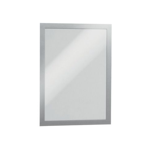 DURABLE DURAFRAME CORNICE ESPOSITIVA MAGNETICA 210X297 mm A4 IN PVC ARGENTO CON…