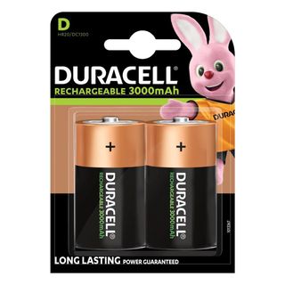 DURACELL BATTERIA RICARICABILE HR20 TORCIA D 3000MAH BL2