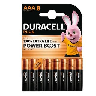 DURACELL PLUS POWERBOOST BATTERIA ALCALINA MINISTILO AAA CONF 8 Pz.