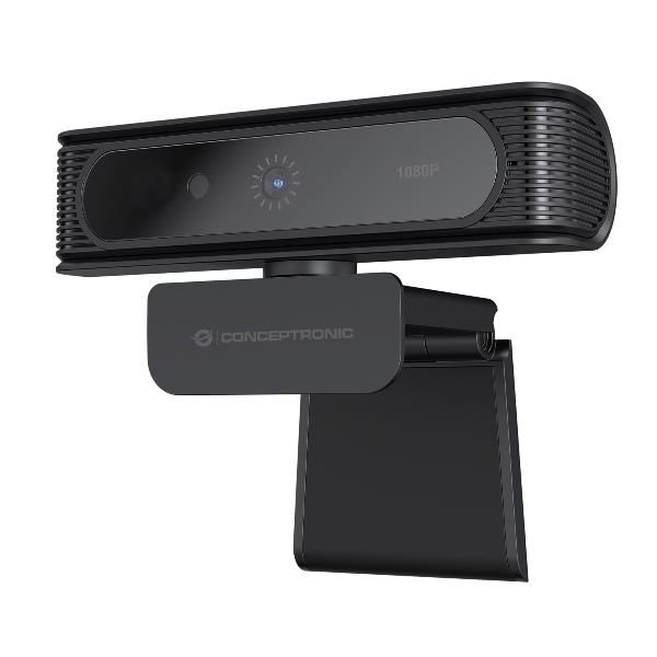 Conceptronic WEBCAM FULL HD 1080P -- Obiettivo Gradangolare 80, Compatibile con…