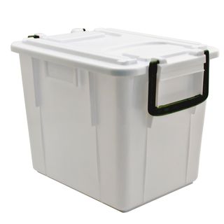 Contenitore Foodbox con coperchio - 38x28x30 cm - 20 L - PPL riciclabile - bian…