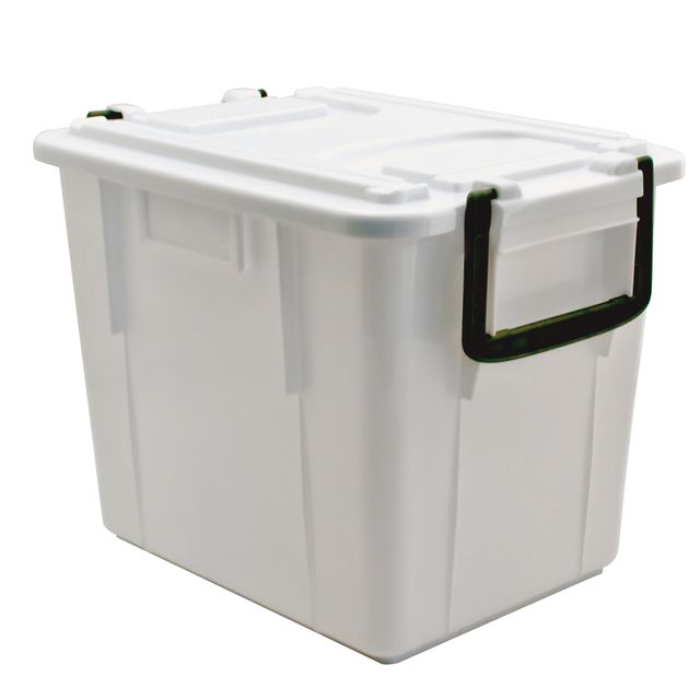 Contenitore Foodbox con coperchio - 38x28x30 cm - 20 L - PPL riciclabile - bian…