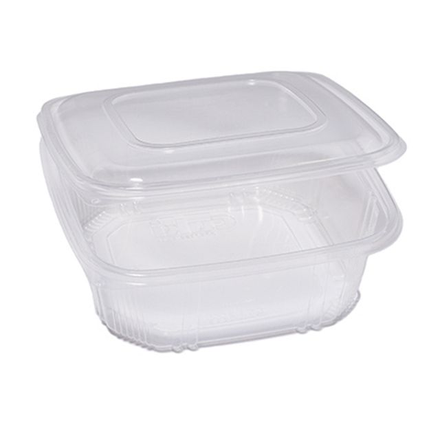 Contenitori in PP - con coperchio incernierato - 21,5 x 21,5 x 6,9 cm - Europac…