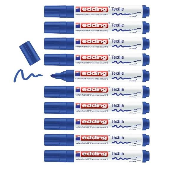 EDDING CF10MARCATORE TEXITILE E4500 BLU