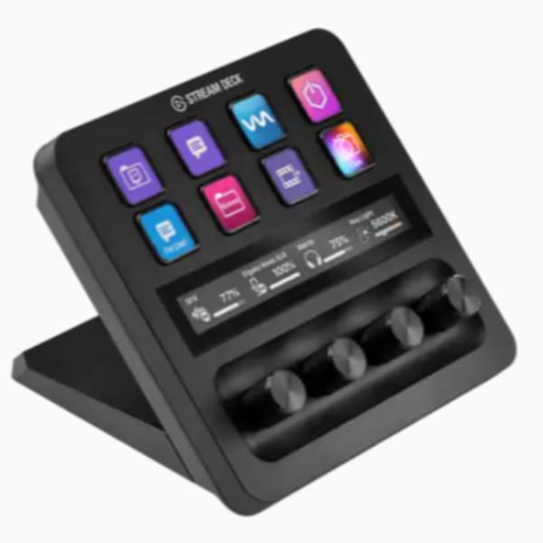 ELGATO STREAM DECK + MIXER AUDIO PRODUZIONE LIVE E CONTROLLER DA STUDIO PER CON…