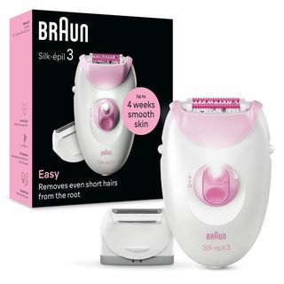 EPILATORE SILK EPIL 3 WHITE E PINK SE3 031 - BIANCO/ROSA