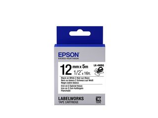 EPSON NASTRO LK4WBQ NERO/BIANCO12X15