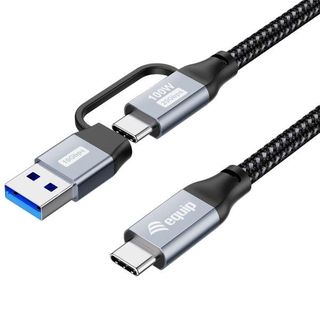 EQUIP 2 IN 1 USB 3.2 GEN 2X2 C TO C 1M