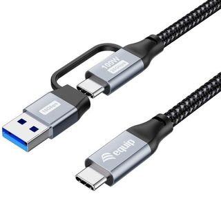 EQUIP 2 IN 1 USB 3.2 GEN 2X2 C TO C 2M