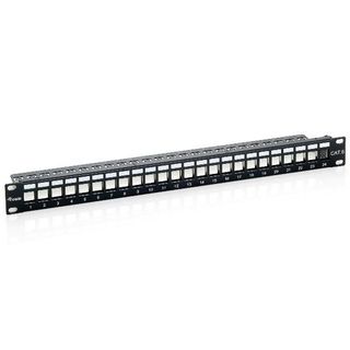 EQUIP CAT.6 PANEL FOR 24 KEYSTONE JACKS