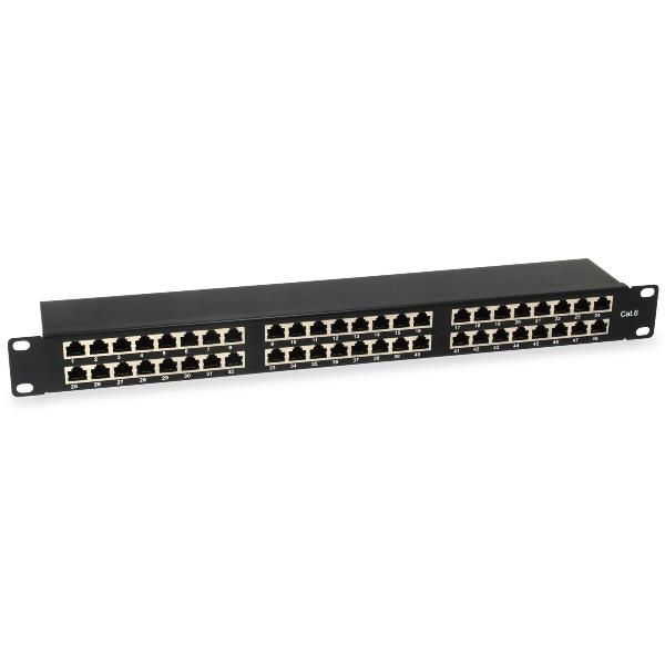 EQUIP CAT.6 PATCH PANEL 48-PORT 19 INCH 1
