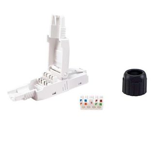 EQUIP CAT.6 TOOL-FREE RJ45 PLUG, 5PCS/SET
