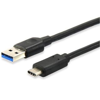 EQUIP CAVO ADATTATORE USB 3.2 Gen 1 DA USB-C MASCHIO A USB-A MASCHIO 25cm NERO