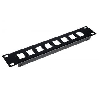 EQUIP KEYSTONE PATCH PANEL 10 1U BLACK
