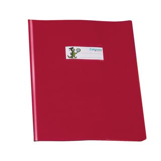 Coprimaxi GreenLine - A5 - PVC - 220 mic - c/alette - lucido - rosso - Colorosa