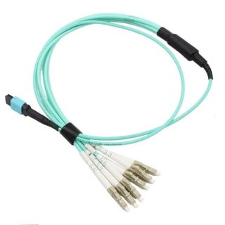 EQUIP MTP TO 6 X LC SIMPLEX, OM3 MULTIMOD
