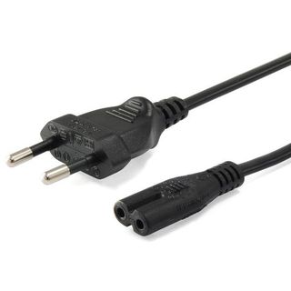 EQUIP POWER CABLE EURO-2 PIN / IEC 60320