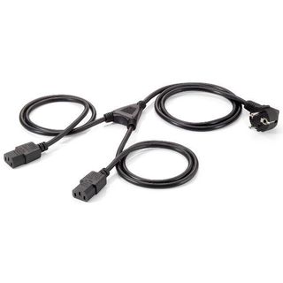 EQUIP POWER CABLE Y-VERION 2 X IEC C13 TO