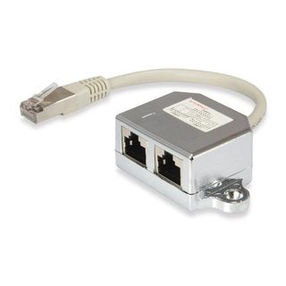 EQUIP RJ45 SPLITTER 8P8C PLUG -> 2 X 8P4C