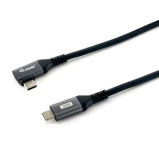 EQUIP USB 2.0 C TO C CABLE 90° ANGLE M/