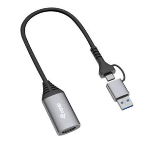 EQUIP USB TO HDMI ADAPTER (USB-C + A)
