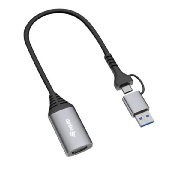 EQUIP USB TO HDMI ADAPTER (USB-C + A)