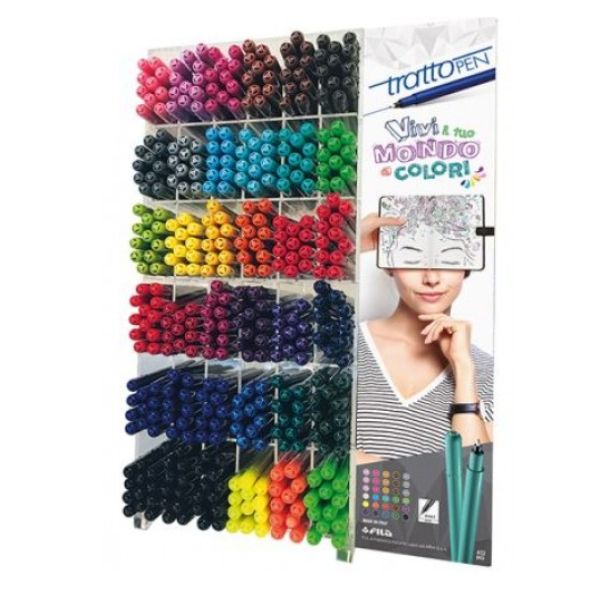 ESP432PEZZI - TRATTO PEN COLORI ASS