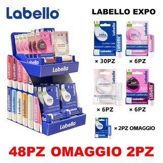 ESPOSITORE DA BANCO LABELLO ASSORTITO 50PZ