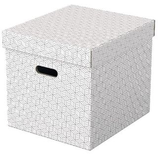 ESSELTE CF3 SCATOLA CARTONE RICICL.CUBO BIA