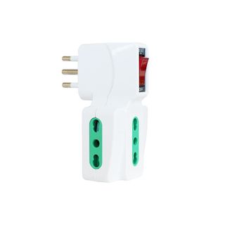 EXTRASTAR ADATTATORE SPINA 10A CON 3 PRESE 10A/16A