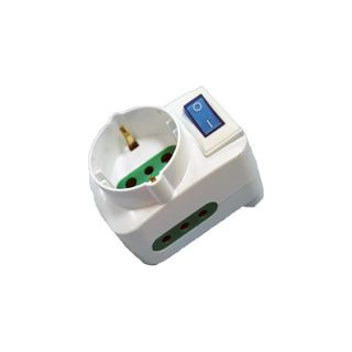 EXTRASTAR ADATTATORE SPINA 10A/2P. 2P+T+1P.10A SCHUKO