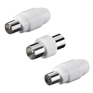 EXTRASTAR CONNETTORE CAVO TV M/M H/H BLISTER 2PZ
