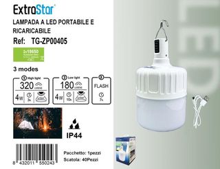 EXTRASTAR LANTERNA DA CAMPEGGIO A LED