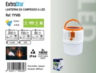 EXTRASTAR LANTERNA DA CAMPEGGIO A LED