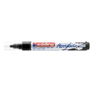 Edding 5300 acrylic marker fine, Nero, Nero, Medio, 2 mm, 3 mm, Inchiostro a ba…