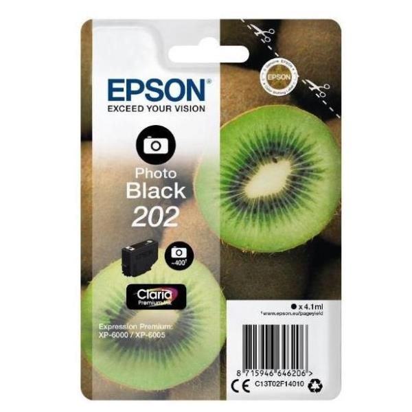 Epson 202 - 4.1 ml - nero per foto - originale - blister con radiofrequenza / a…