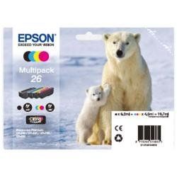 Epson 26 Multipack - Confezione da 4 - nero, giallo, ciano, magenta - originale…
