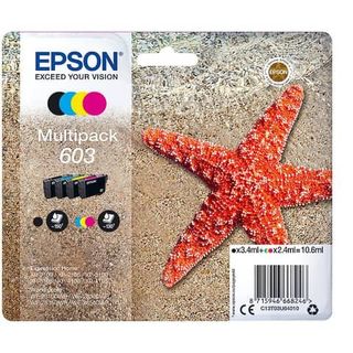 Epson 603 Multipack - Confezione da 4 - nero, giallo, ciano, magenta - original…