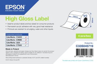 Epson High Gloss Label Bianco HG