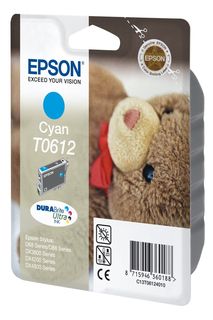Epson T0612 - 8 ml - ciano - originale - blister con radiofrequenza / allarme a…
